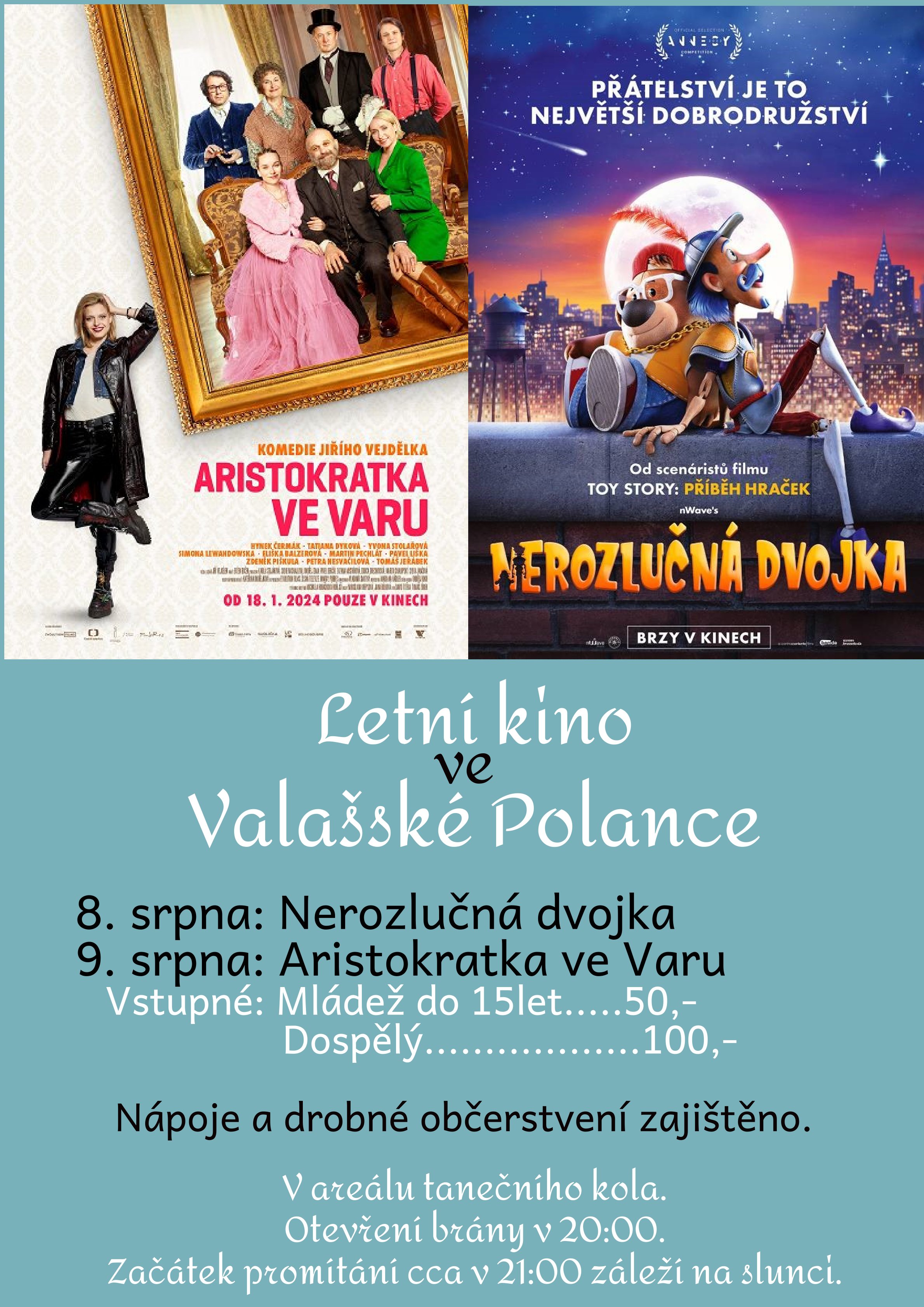 Letní kino ve Valašské Polance