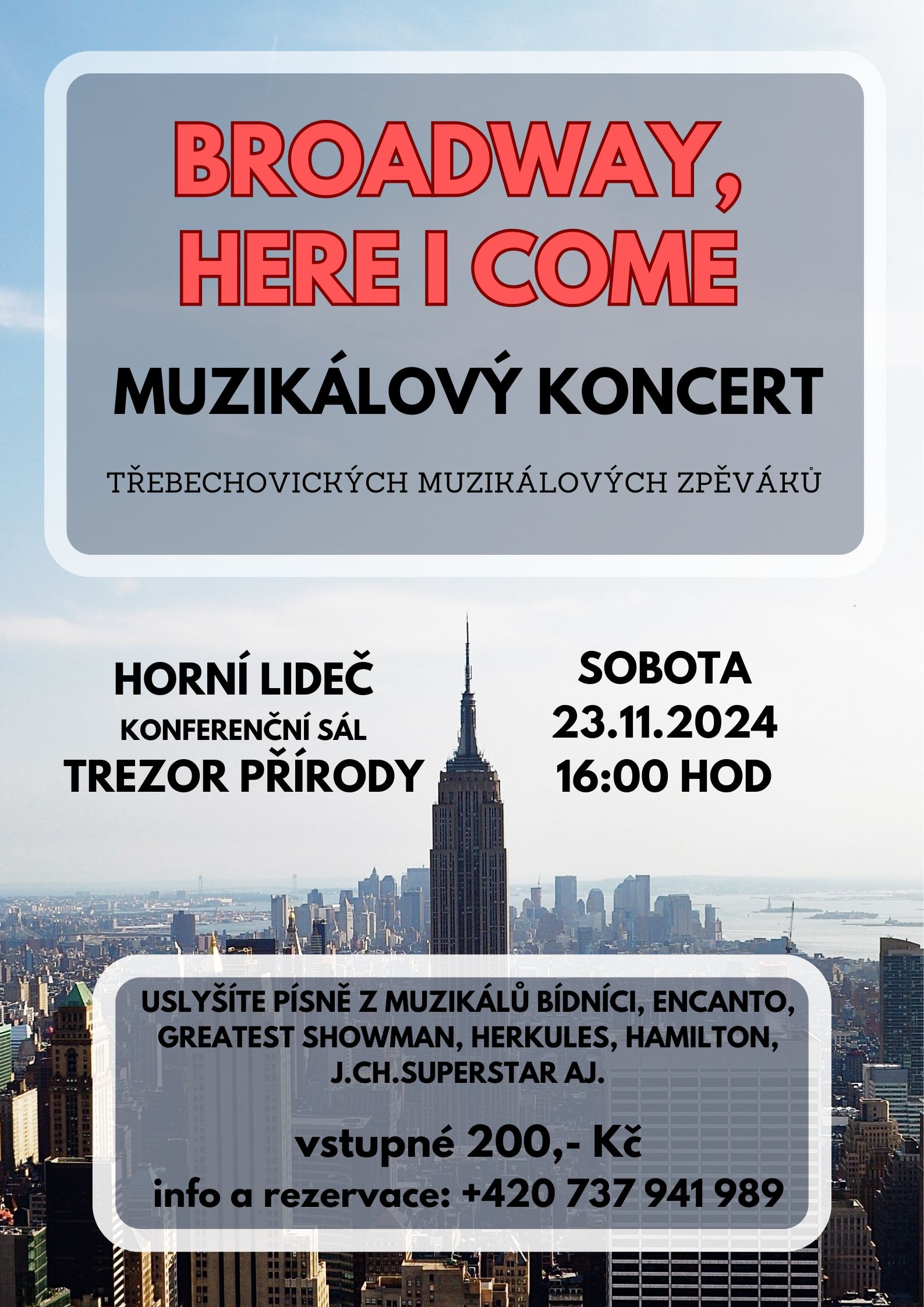 Muzikálový koncert - Horní Lideč